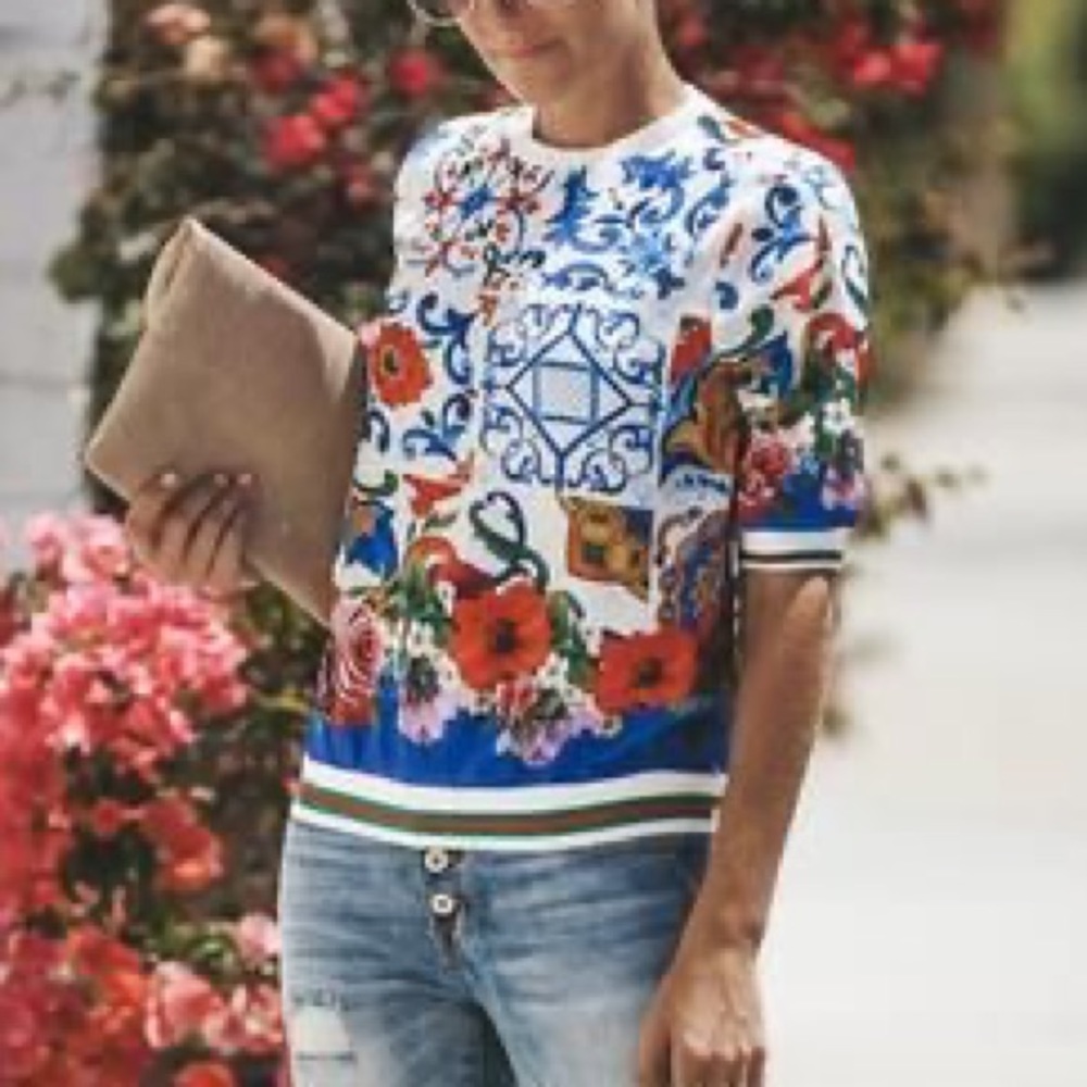 NWT Vici Felix Printed Top